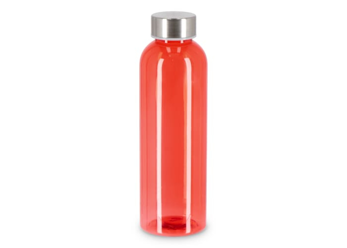Bouteille à personnaliser en R-PET 500 ml Jane Transparent Rouge